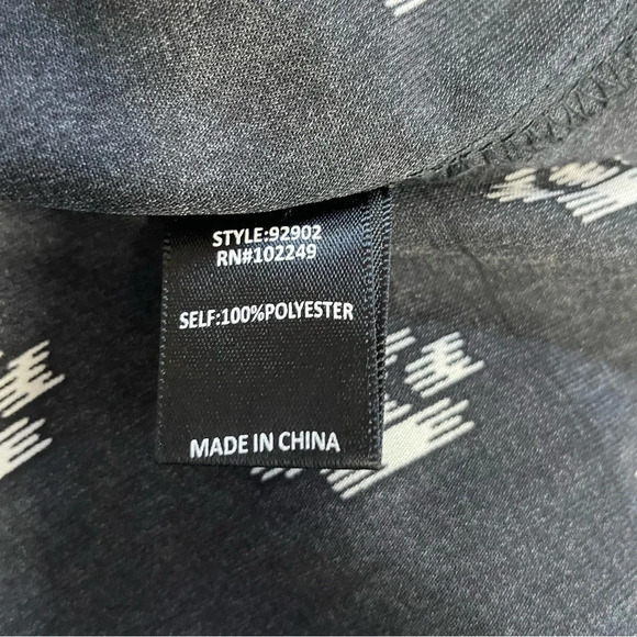 41 Hawthorn shirt dress roll tab sleeves women’s medium black career casual - Picture 7 of 7